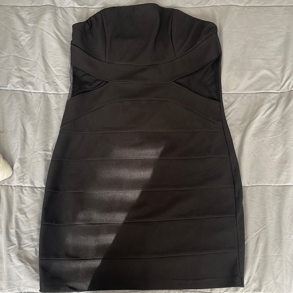 Black strapless dress/shirt